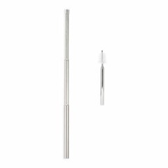 Kikkerland Design Travel Straw Set Extendable Straw + Cleaning Brush