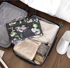 Neceser colgante para mujer y hombre kit de viaje plegable organizador grande