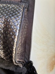 LL Bean Toiletry Bag Hanging Organizer Black Med Shower Caddy Zip Compartments