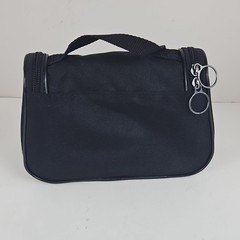 Hollister Black Hanging ostomy Travel Bag Zip Organizer with Hook