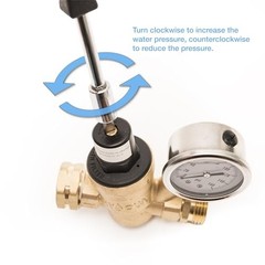 RVAQUA M11-45PSI Adjustable Water Pressure Regulator for RV Camper – Essential