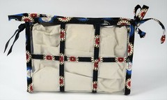 VERA BRADLEY Clear Cosmetic Travel Zippered Pouch in Night Owl