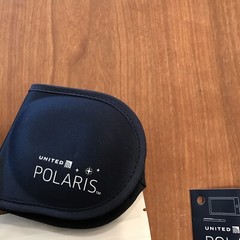Polaris Travel Pouch Socks Earplugs Eye Blackout Dental Kit Sunday Riley & Pen