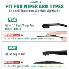 26&Prime; 18&Prime; 13&Prime; Windshield Wiper Blades Replacement for Kia Telluride 26&Prime;/18&Prime;/13&Prime;