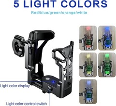 Motorcycle Cup Holder, Upgraded Bike Holder with Blue,Green,Orange,White