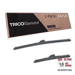Diamond 24&Prime; + 14&Prime; Super Premium Automotive Replacement Windshield Wiper
