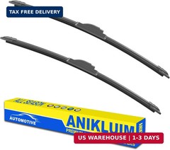 OEM Quality 22&Prime; + 21&Prime; Premium All-Seasons Durable Stable and Quiet Windshield Wi