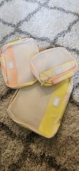 NWOT Calpak Zipper Travel Bag Set Packing Cubes Mesh Luggage Pouches