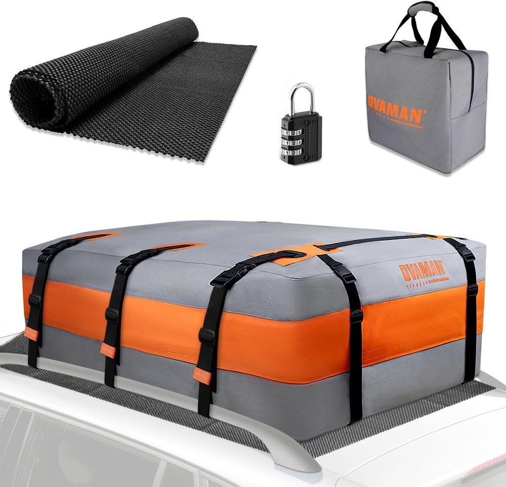 Car Rooftop Cargo Carrier Bag 20 cu ft Waterproof 900D