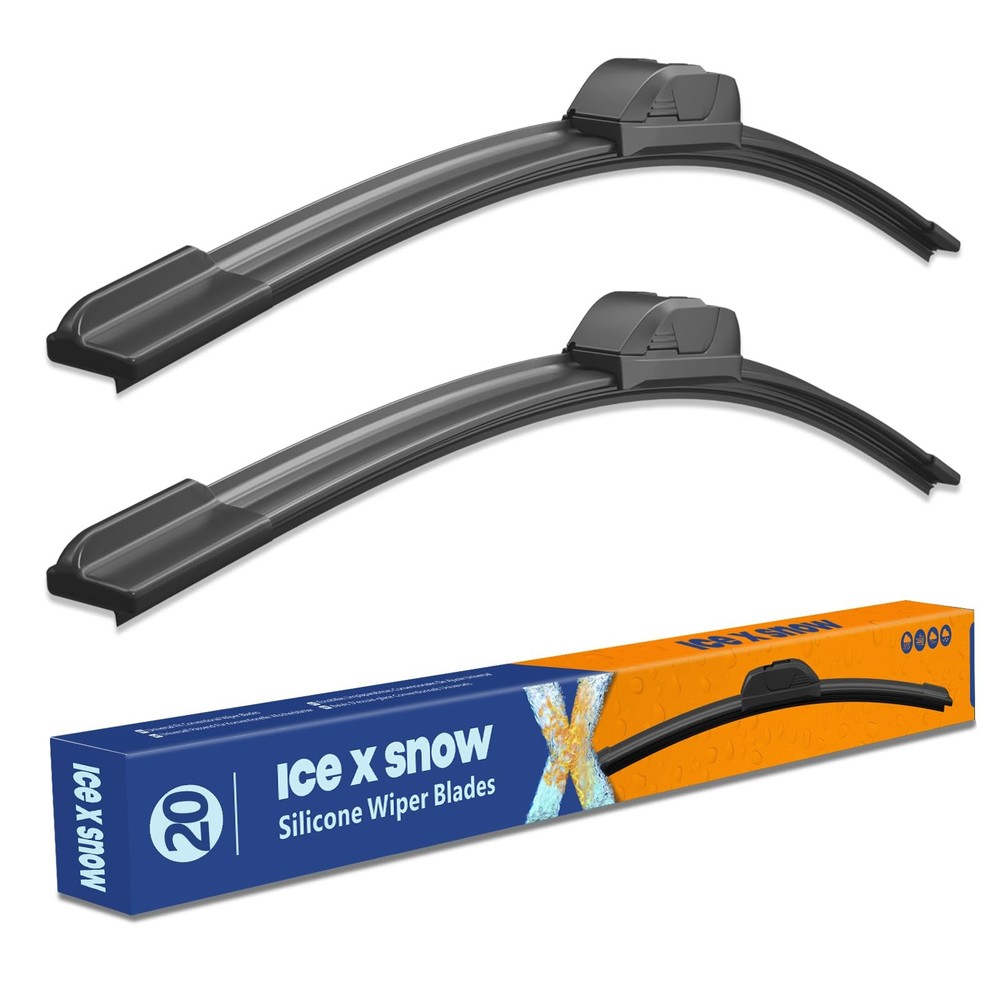 Replacement Silicone Windshield Wiper Blades 20&Prime; for Ford F150 F250 F350, SUV
