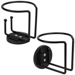 2 Pack Magnetic Cup Holder, SUS 304 Stainless Steel Caddy, Black