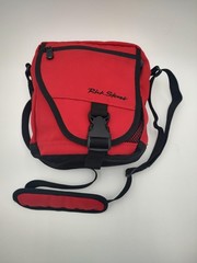 Rick Steves Crossbody Travel Bag Red Black Small Shoulder Organizer Messenger