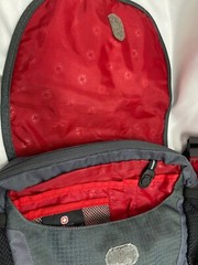 Swiss Gear Multiple pocket / zipper cross body travel bag/purse