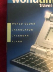 World Time Travel Calculator Clock Calender Folding Case – Brand New!