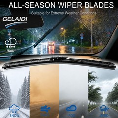 28&Prime;+18&Prime; Windshield Wiper Blades with Integrated Washing, Premium All-Season S…