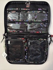 Vera Bradley Travel Organizer Hanging Zip Closure Paisley W/2 Removable Pouches