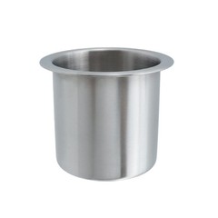 Dnyta 2Pcs Stainless Steel Cup Holder 4.1&Prime;x3.4&Prime;, Regular style, 2pcs, Silver