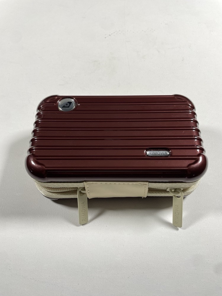 Eva Air x Rimowa Hard Case Travel Accessory Amenity Bag – Ruby Red