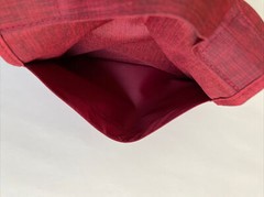 Toiletry Bag Multiple Compartments 2-Sections 9.5&Prime;x7.5&Prime;x3.5&Prime; Red NEW