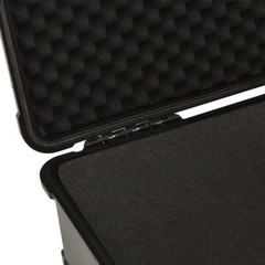 vidaXL Wheeled Flight Case Black 22.8&Prime;x17.7&Prime;x10.6&Prime; PP