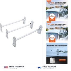 VEVOR Ladder Racks for Van, 40.2 inch-74.8 inch Adjustable Van Racks, 750 LBS…