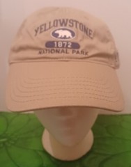 Vintage Yelowstone National Park Snapback Hat Grizzly Bear Grand Brice Canyon