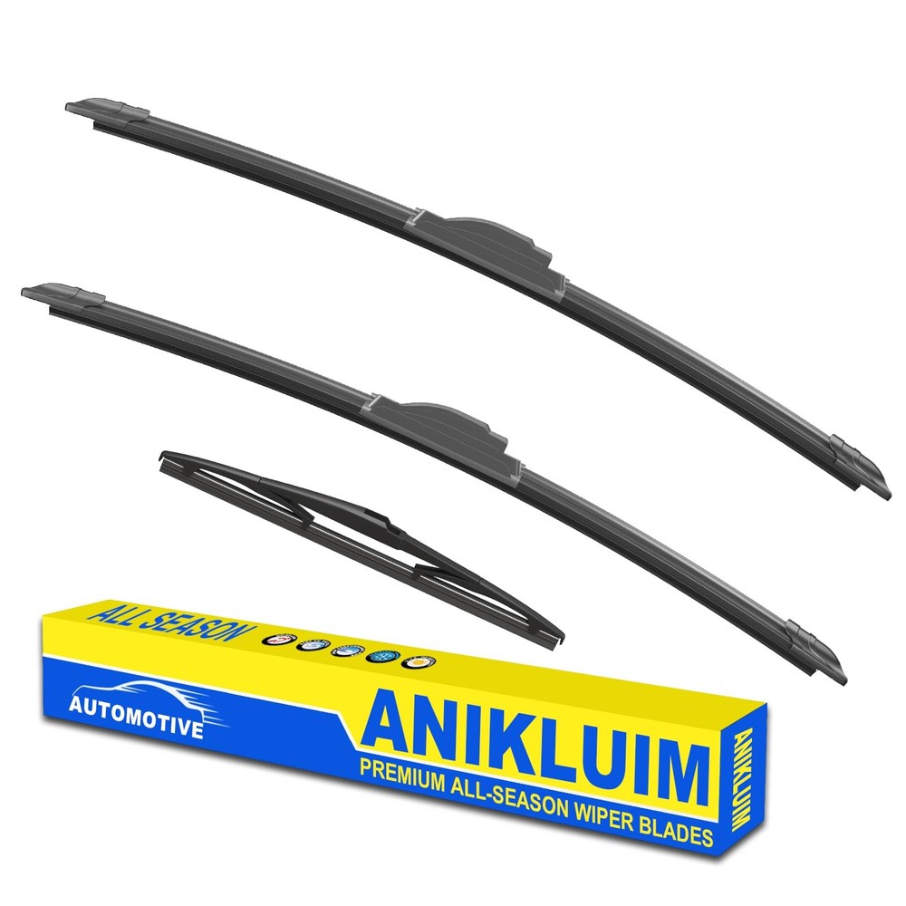 ANIKLUIM® 28&Prime;+ 20&Prime; Wiper Blades with 2011-2020 Toyota Sienna-28 »+20 »+16 »