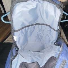 Nike Blue Backpack with Multiple Compartments