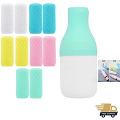 Silicone Bottle Covers 10 Pack Travel Toiletries Leakproof Beach Vacation