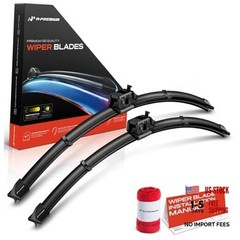 22&Prime;+22&Prime; Windshield Wiper Blades Compatible with Mercedes-Benz C250, C300,