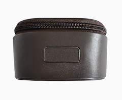 NEW TUMI Smooth Brown Zip Around SINGLE WATCH ROLL Case Travel Accessory