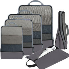 4 Set/6 Set/8 Set Compression Packing Cubes Travel Accessories Expandable Packin