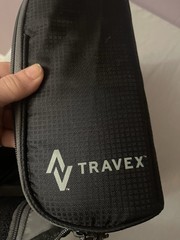 Eddie Bauer Travex Hanging Kit Toiletry Bag Travel Organizer w/ Hook, Black
