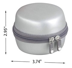 Hermitshell Hard Travel Case Silver