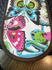 Thirty-One Curling Flat Iron Case Insulated Butterfly Theme |Flat Iron Case