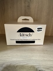 KITSCH – 4 Compartment Travel Case for Soap, Shampoo, & Conditioner Bars