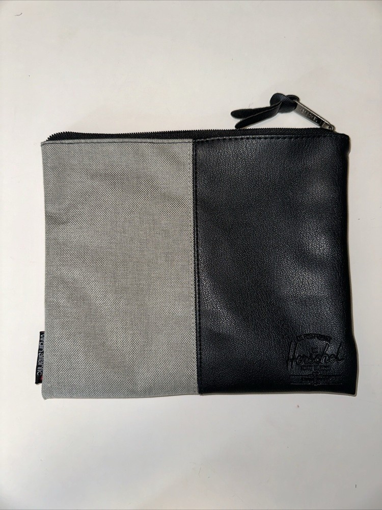 Herschel X Virgin Atlantic Black Gray Square Travel Bag