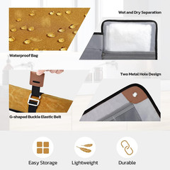 Toiletry Bag for Men, Travel Essentials Travel Toiletry Bag, Water-Resistant Com