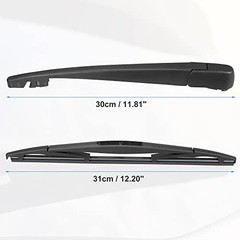 Rear Windshield Wiper Blade Arm Assembly Fit for Acura MDX – Pack of 2 Black