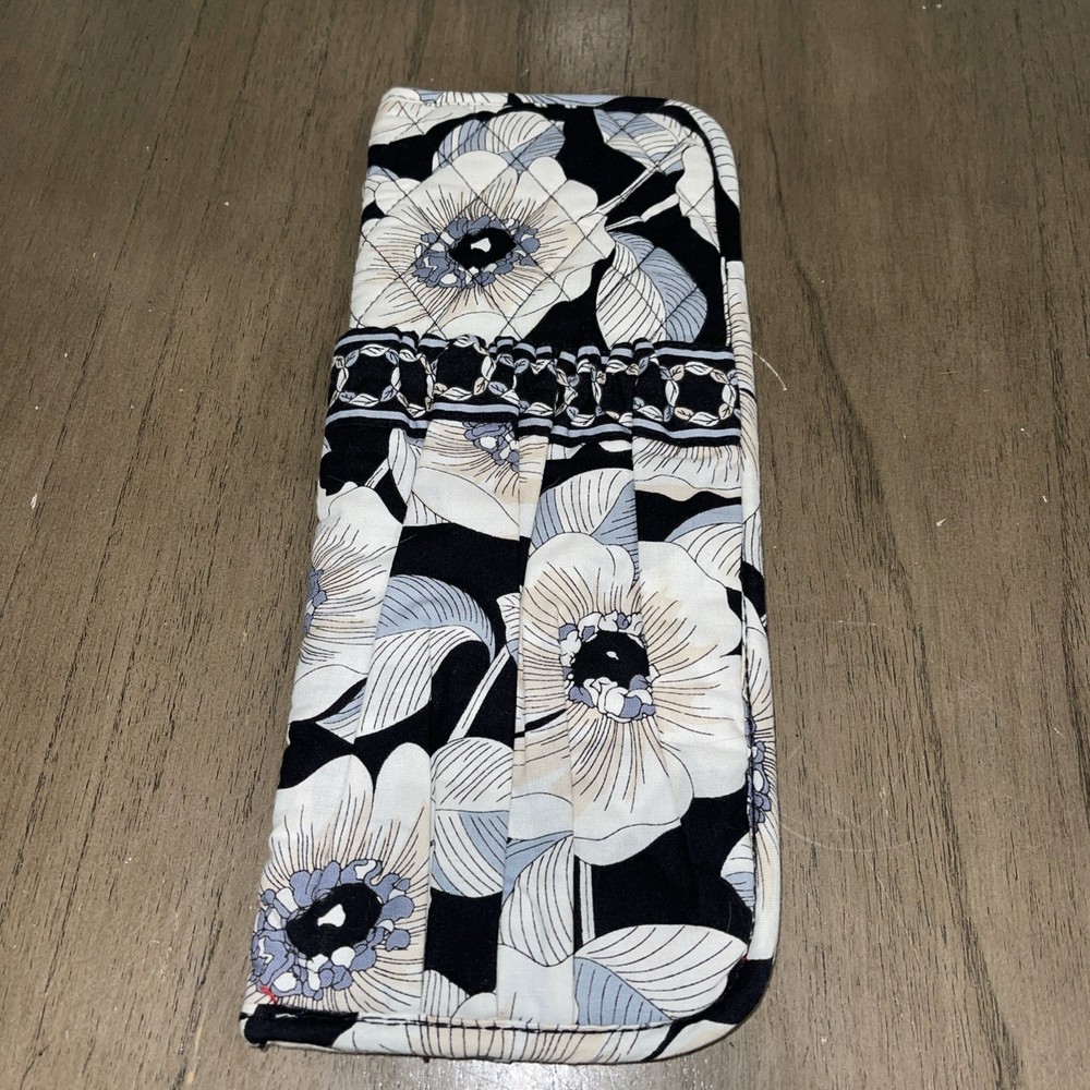 Vera Bradley Straighten Up Flat Iron Cover Case “camellia” Heat Resistant Lining