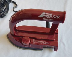 Rival- Travel Iron, Travel Club, Removable Handle- Tested -Works