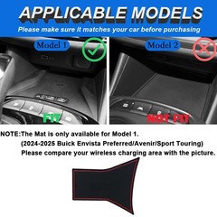 YUJIANQ Cup Holder Inserts for Buick Envista 2024-2026 Accessories Center Red