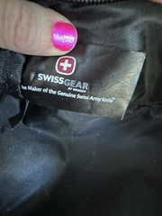 Swiss Gear Black Toiletry Cosmetic Hygiene Mesh Travel Bag Organizer