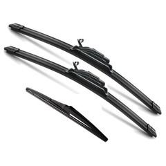 JustCar 3Pcs for Nissan Rogue Windshield Wiper Blades 2014-2019 2020 2021 202…
