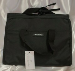 Vera Bradley&rsquo;s HANGING ORGANIZER in CLASSIC BLACK Pattern, Lighten Up Fabric NWT