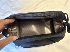 Swiss Gear Toiletry Bag Black Shaving Kit Travel Case 2 zip compartment 34