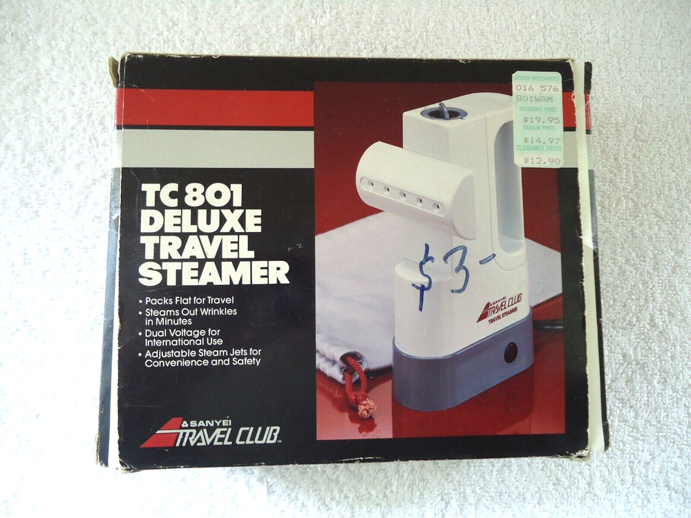 » NOS  » NIB  » Sanyei Travel Club TC801 Deluxe Travel Steamer  » GREAT ITEM « 