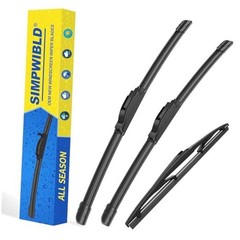 3 wipers Replacement for 2016 2015 2014 26&Prime;+17&Prime;+14&Prime;(Mazda CX-9 2007-2015) Hook