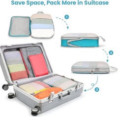 Colorful 7-Piece Packing Cube Set – Organize Your Travel Essentials Effortlessly