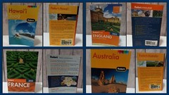 Lot of 4 Pre-owned, Travel Tour Guide Books; Australia, England, France & Hawaii